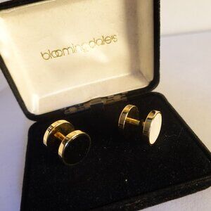 Reversible Onyx Mother of Pearl Cufflinks- Bloomingdales